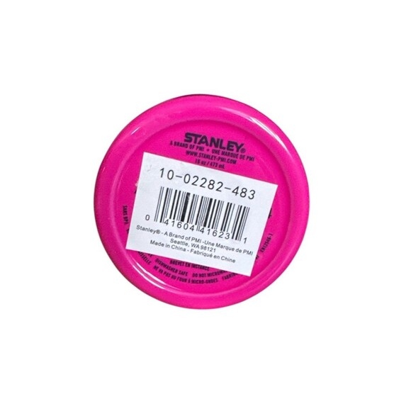 Stanley The Neon Pink Adventure Stacking Beer Pint 16oz Stainless Steel NEW - Picture 3 of 3